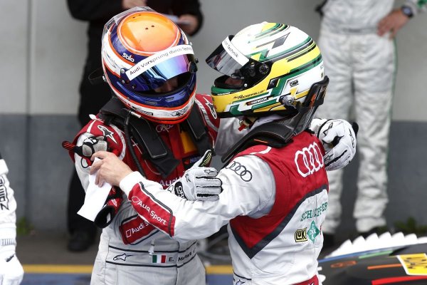 Audisok öröme: Rockenfeller és Mortara elégedett volt a 2.-3. hellyel
