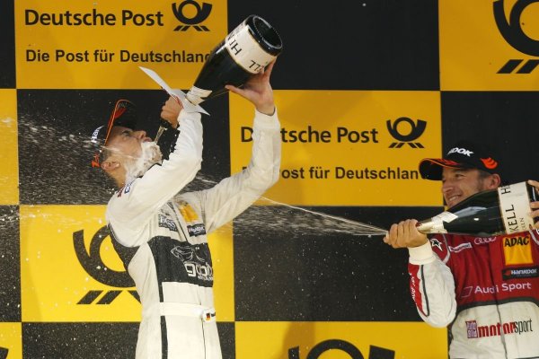 A DTM legfiatalabb bajnoka, a 24 éves Marco Wittmann (balra)