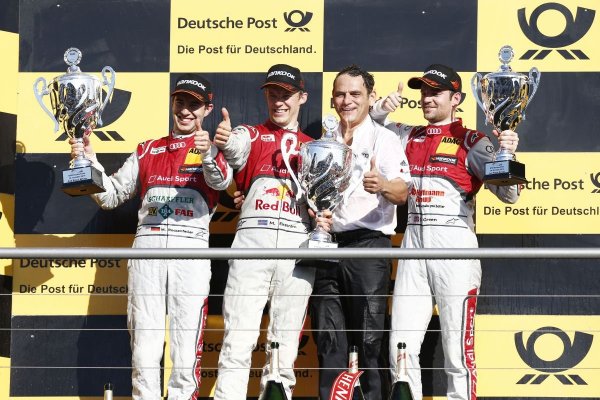 Hármas Audi-siker az időmérőn, hármas siker a versenyen: Rockenfeller, Ekström, Gass és Green a dobogón